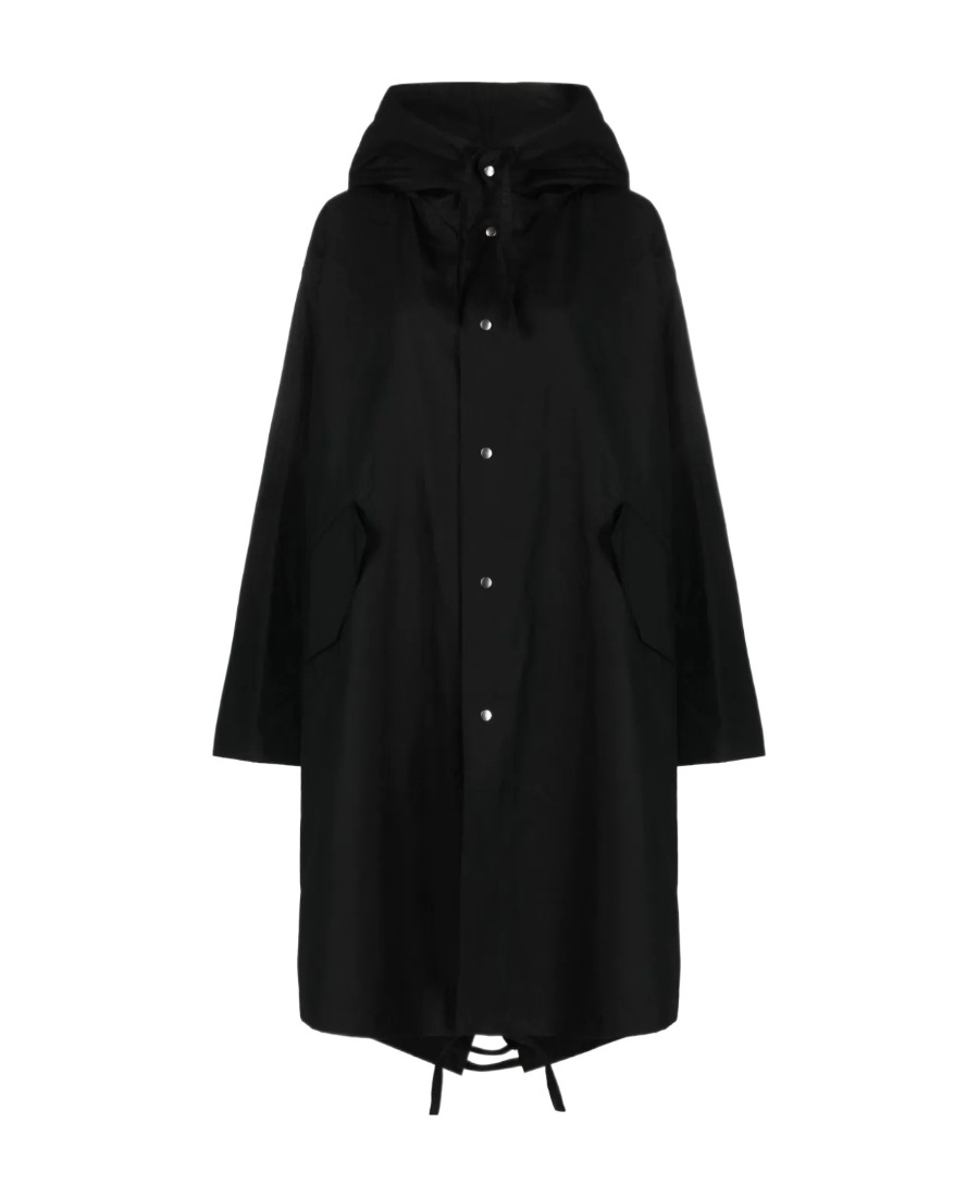 Shop Jil Sander Logo Parka In Black