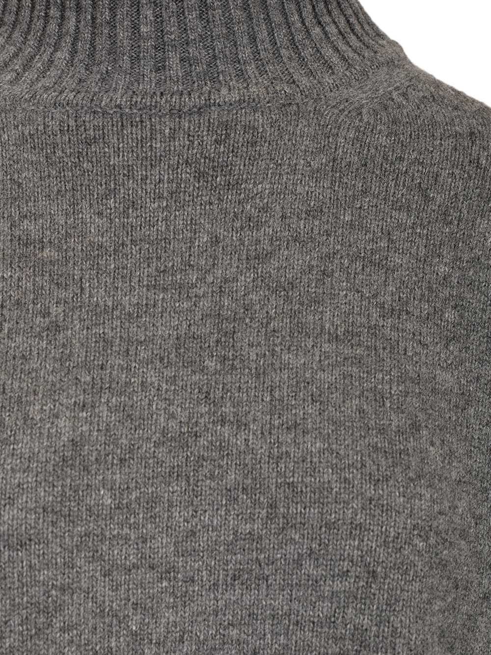 Weekend Max Mara Long-sleeved Sweater In Gray