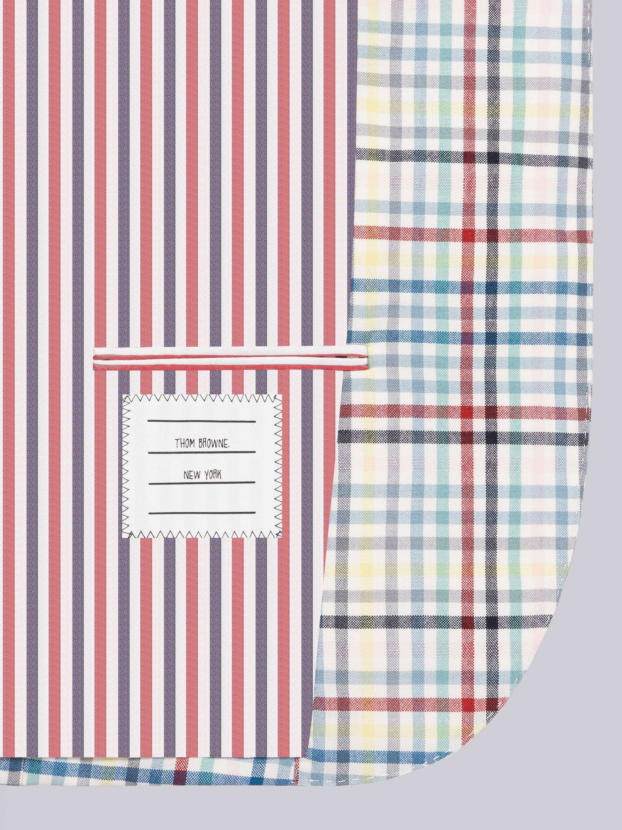 Shop Thom Browne Gingham-check Sports Blazer