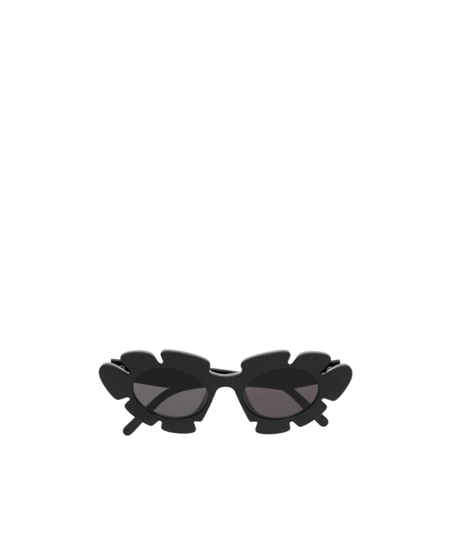 Loewe Women Flower Sunglasses In Black