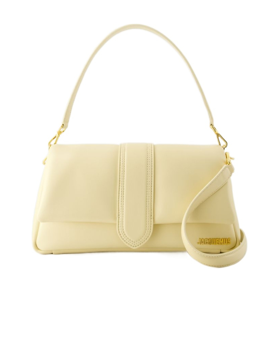 Shop Jacquemus Le Bambimou Shoulder Bag In Nude