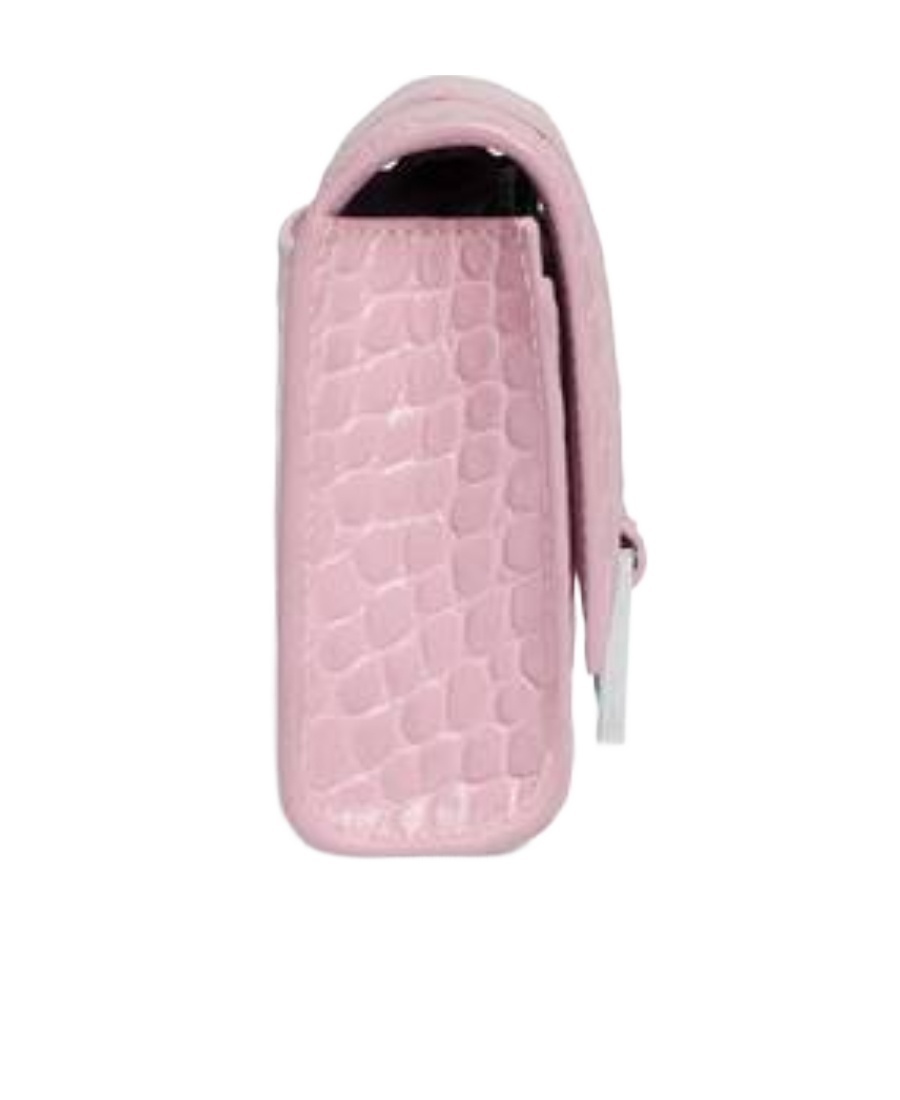 Balenciaga Hourglass Wallet-on-chain In Pink