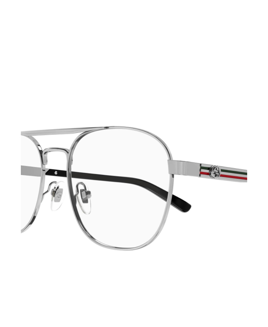 Gucci Round-frame Optical Glasses In Gray
