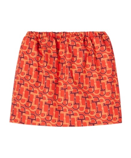 Gucci Women Printed Mini Skirt In Red