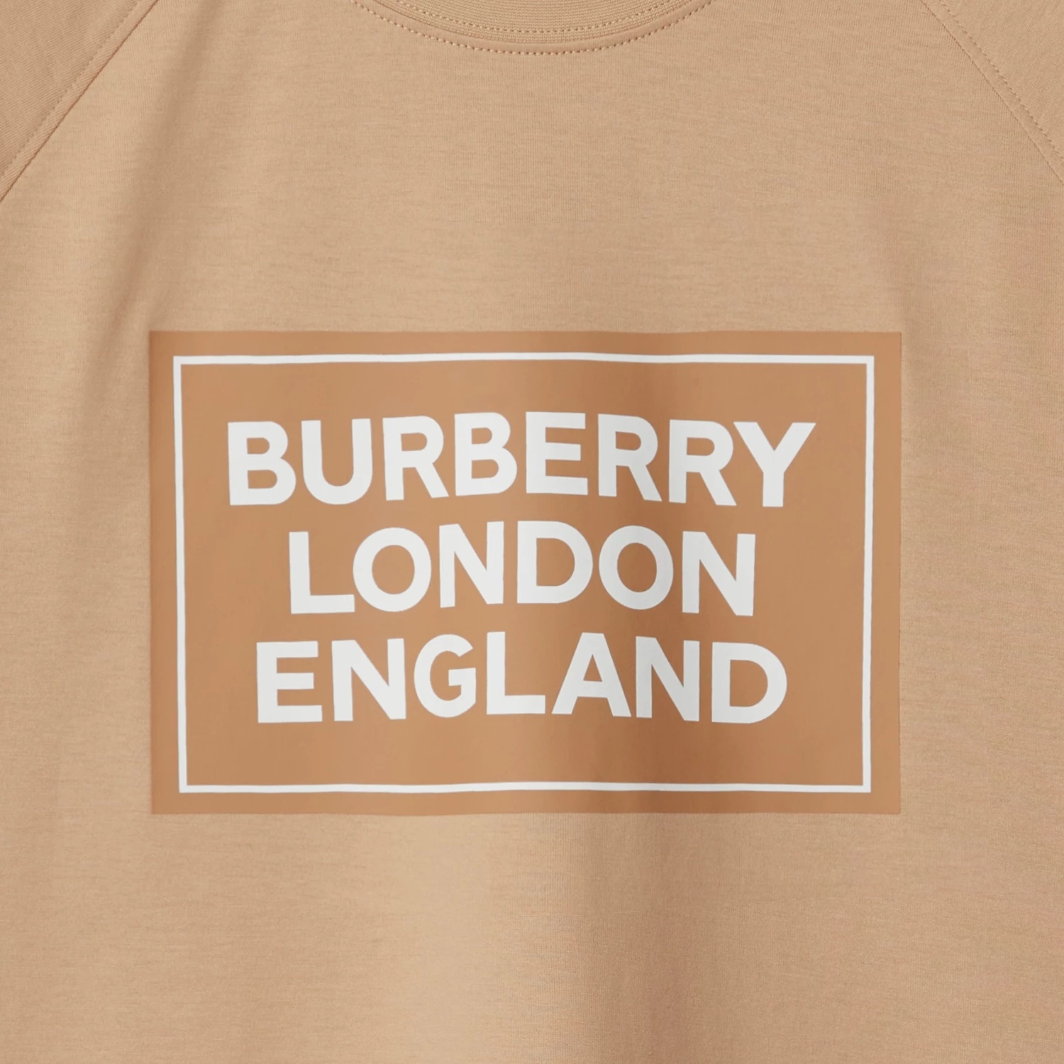 Burberry Item O-neck Short-sleeved T-shirt In Nude