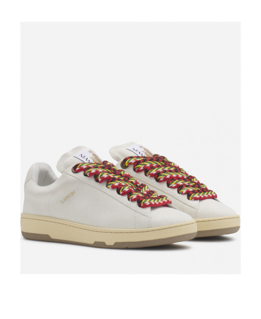 Lanvin Lite Curb Low-top Sneakers In White