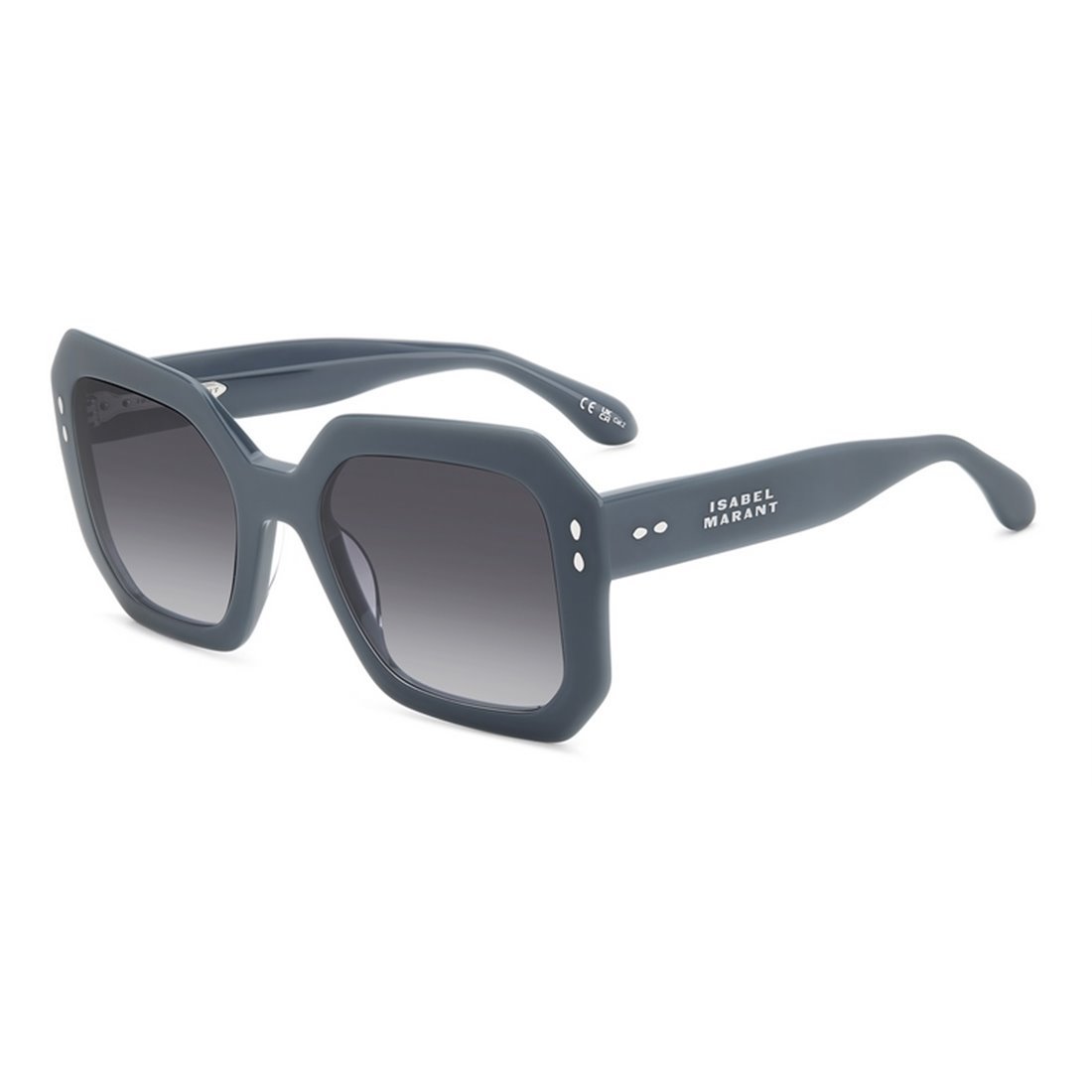 Isabel Marant 53mm Gradient Rectangular Sunglasses In Green