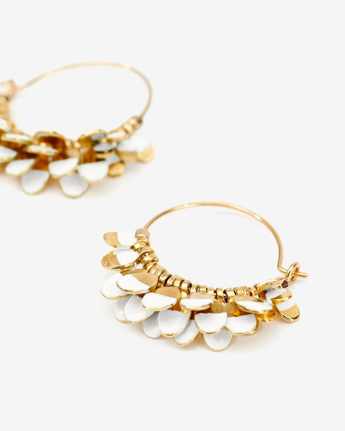 Isabel Marant Loop Earrings In Yellow