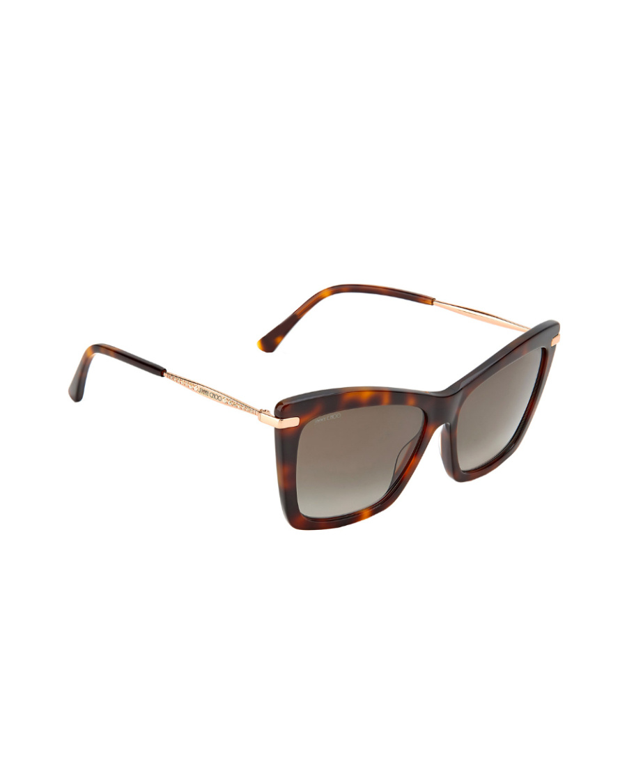 Jimmy Choo Multicolored Logo Sunglasses In Multicolor