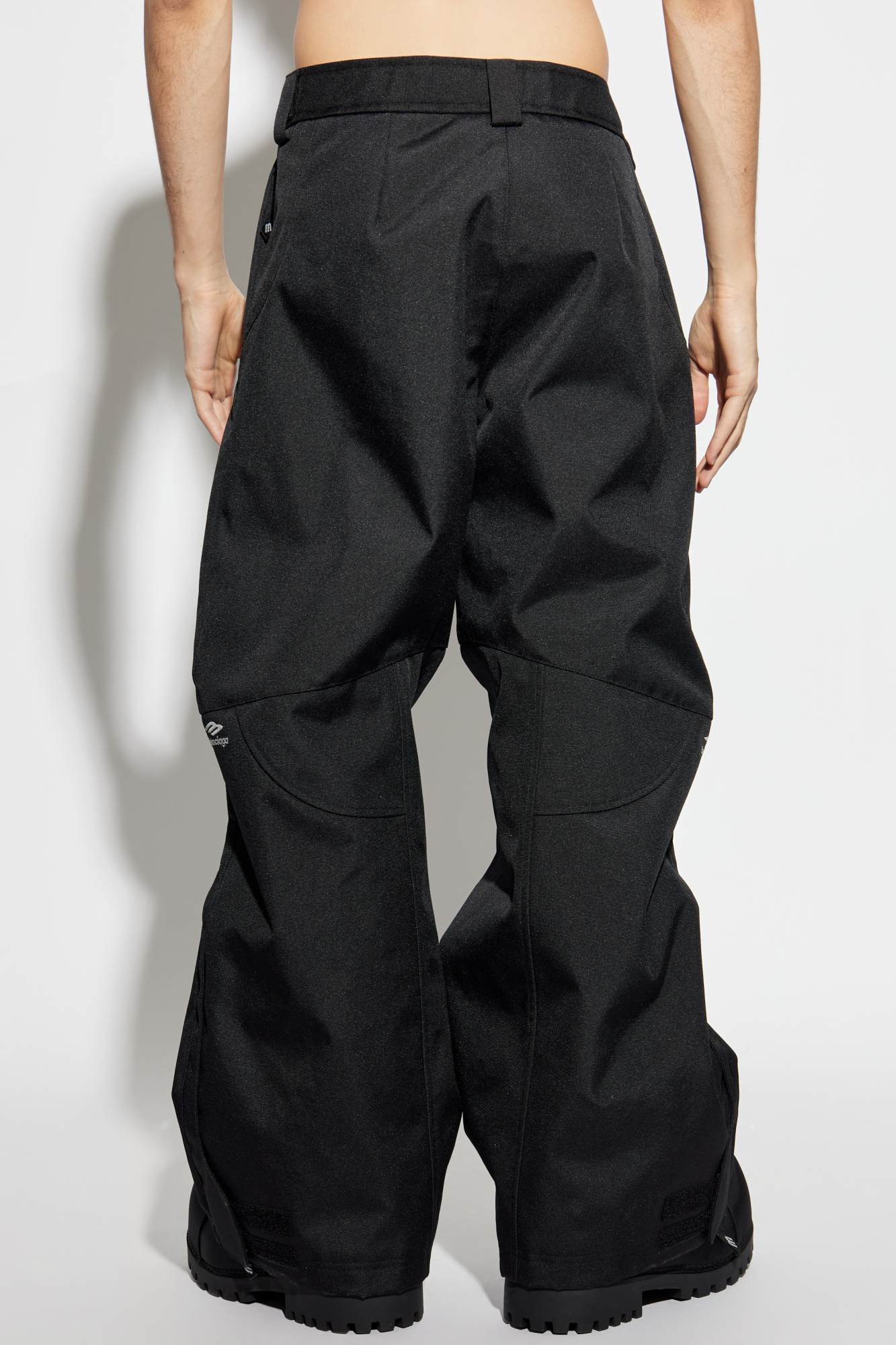 Balenciaga Straight-leg Ski Trousers In Black