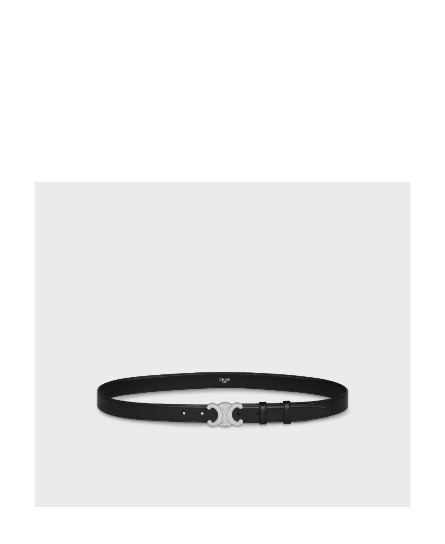 Celine Logo Belt In Black