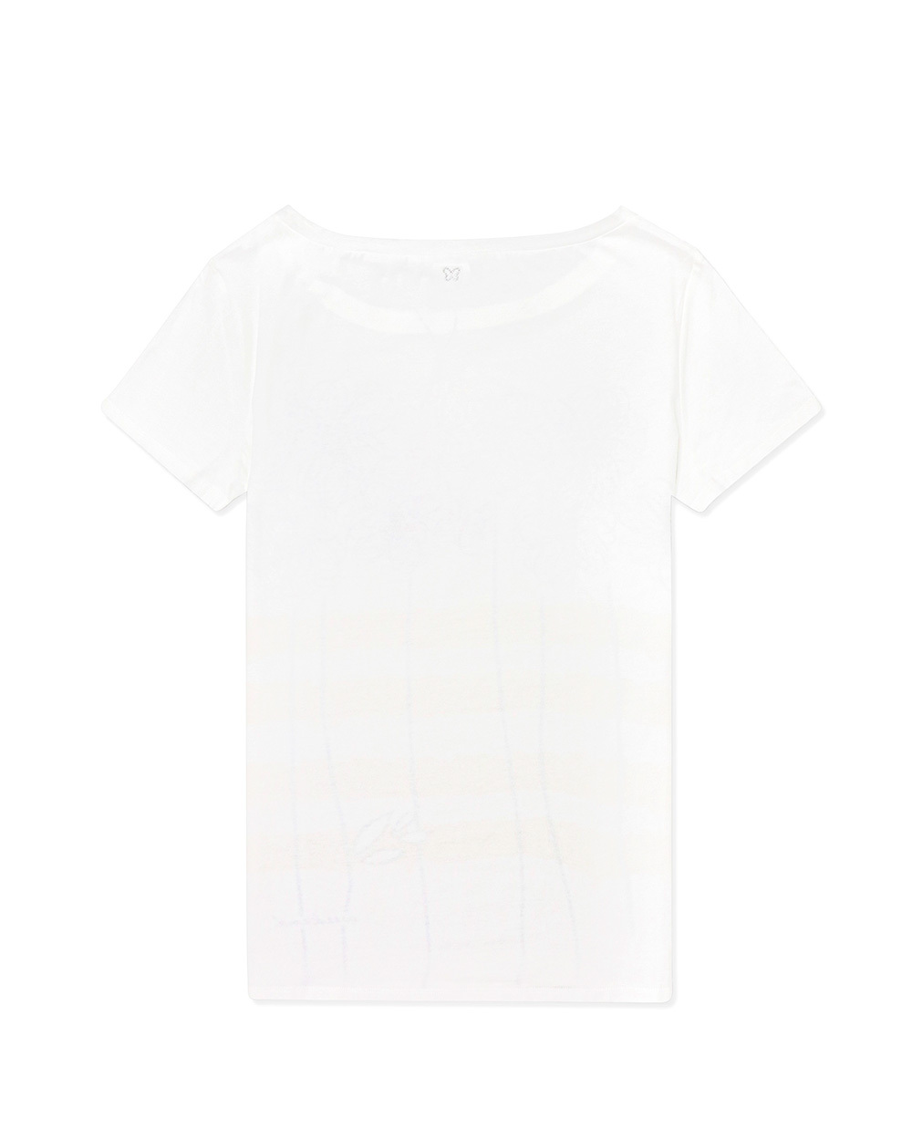 Weekend Max Mara Printed T-shirt With Round Neck In White