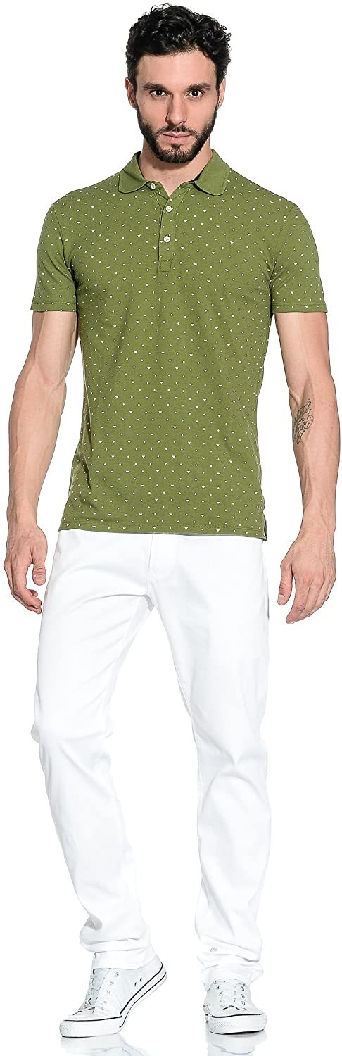 ARMANI JEANS LOGO DETAILS POLO SHIRT