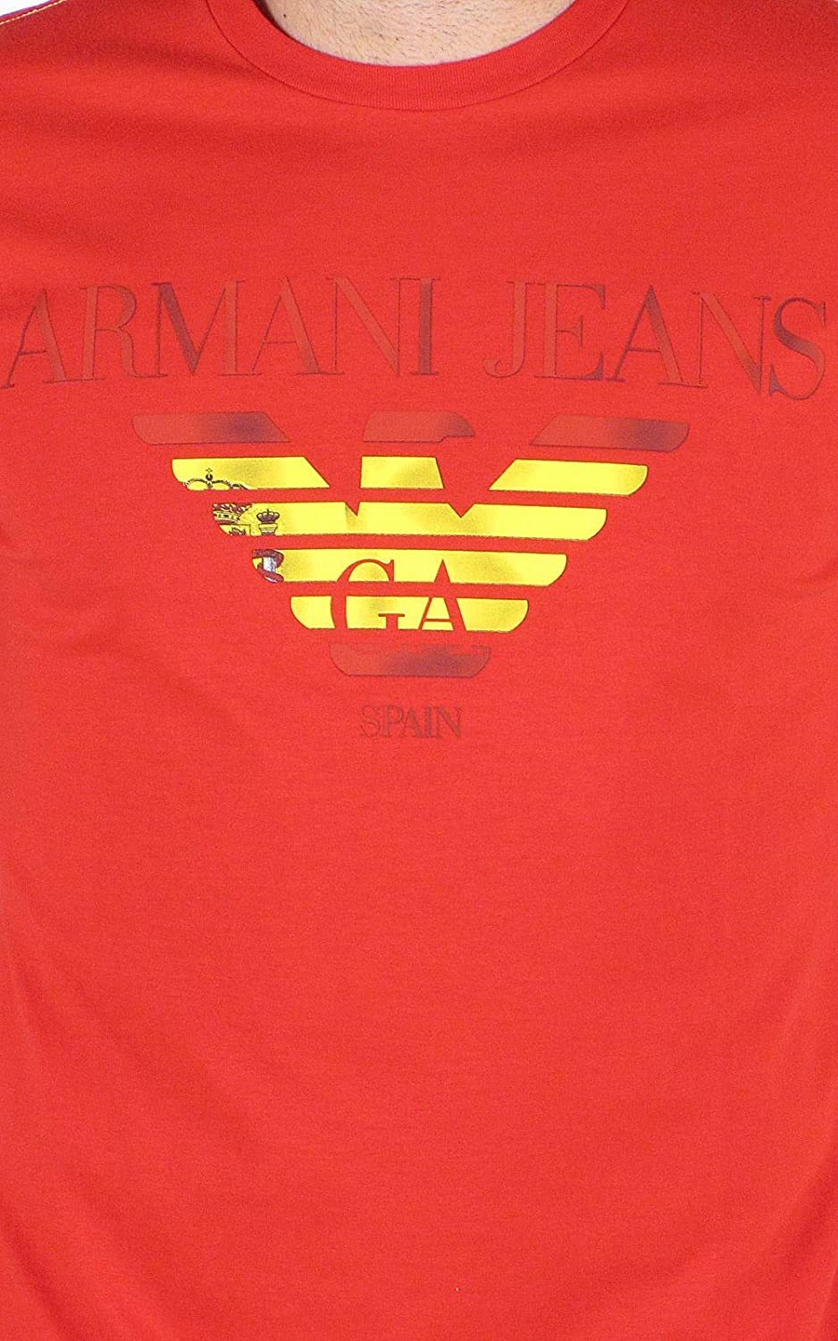 ARMANI JEANS LOGO DETAILS T-SHIRT