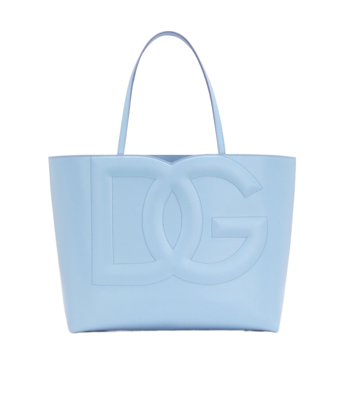Dolce & Gabbana Medium Dg Logo Tote Bag In Blue