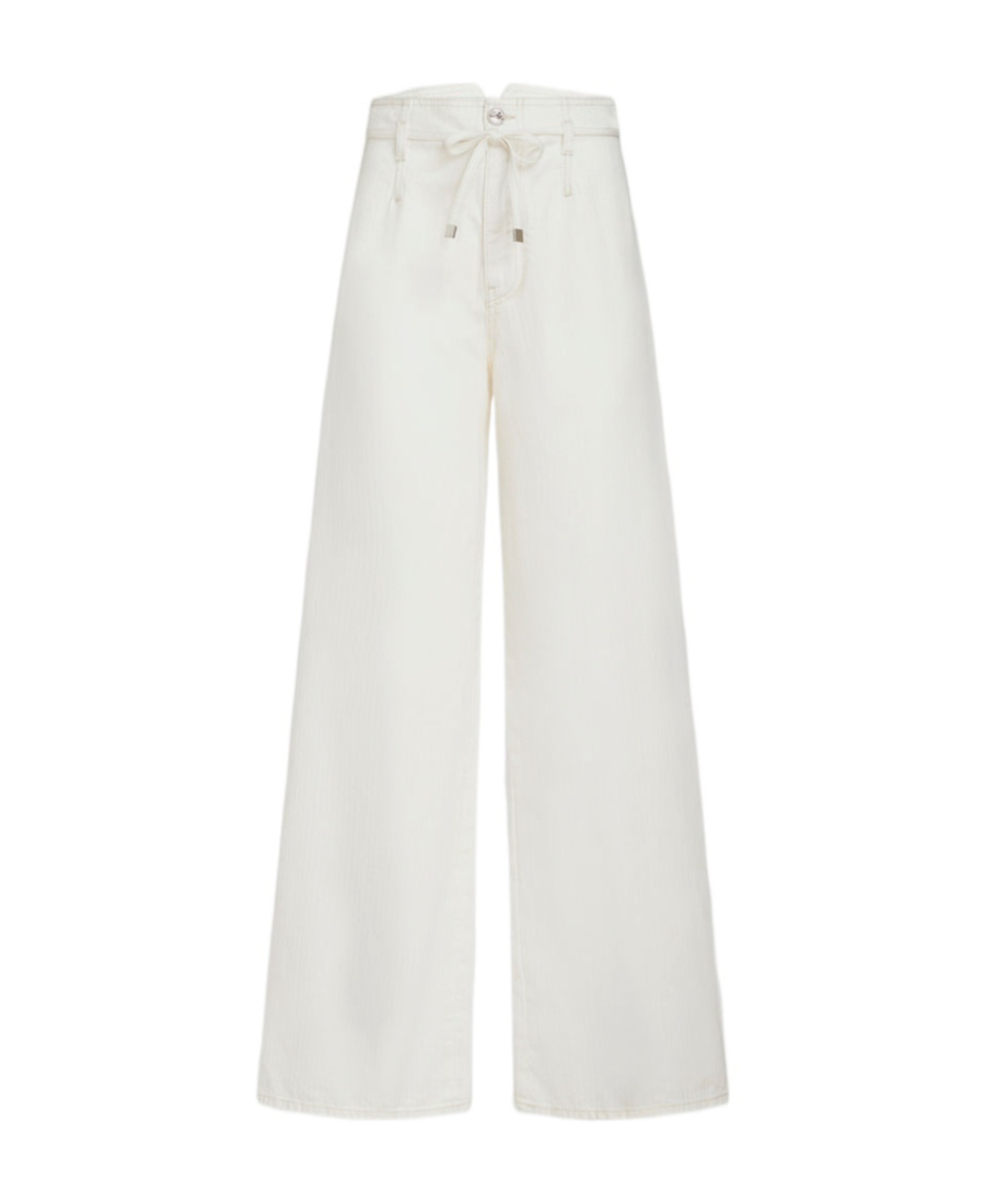 Etro Wide-leg Denim Jeans With High Waist In White