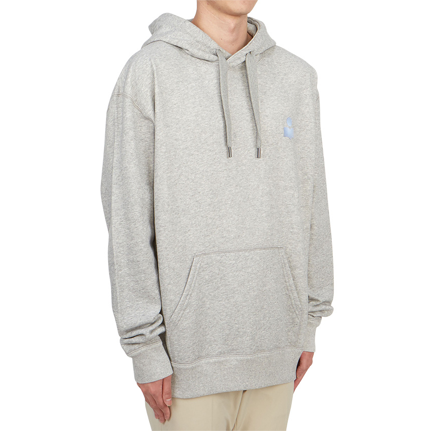 Isabel Marant Logo Hooded Sweater In White