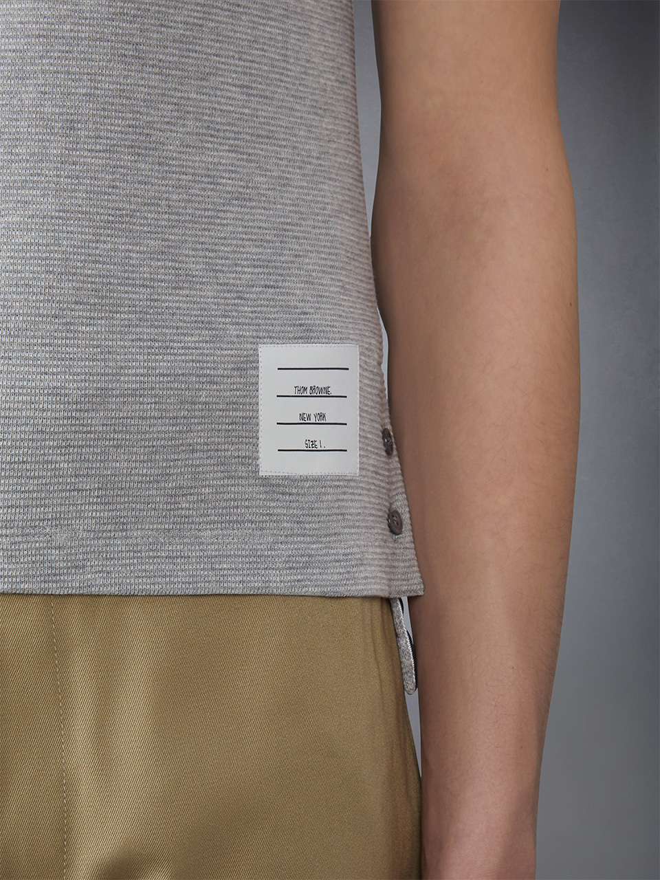 Thom Browne Wool Crew Neck T-shirt