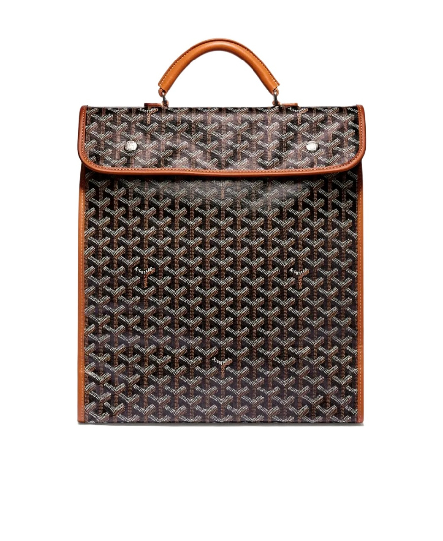 Pre-owned Goyard Saint Léger Backpack In Black