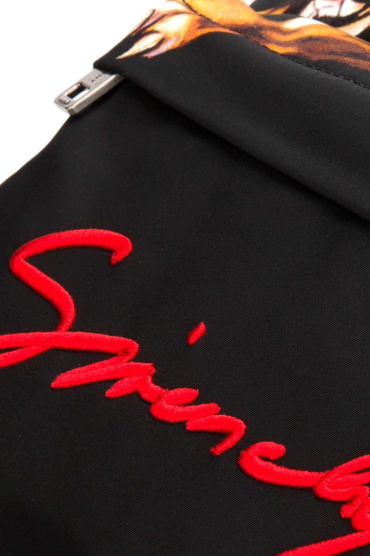 Givenchy Leo Printed Backpack In Black