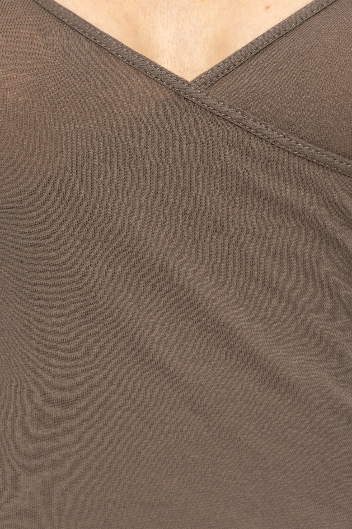 RICK OWENS DRKSHDW LAYERED COTTON TANK TOP