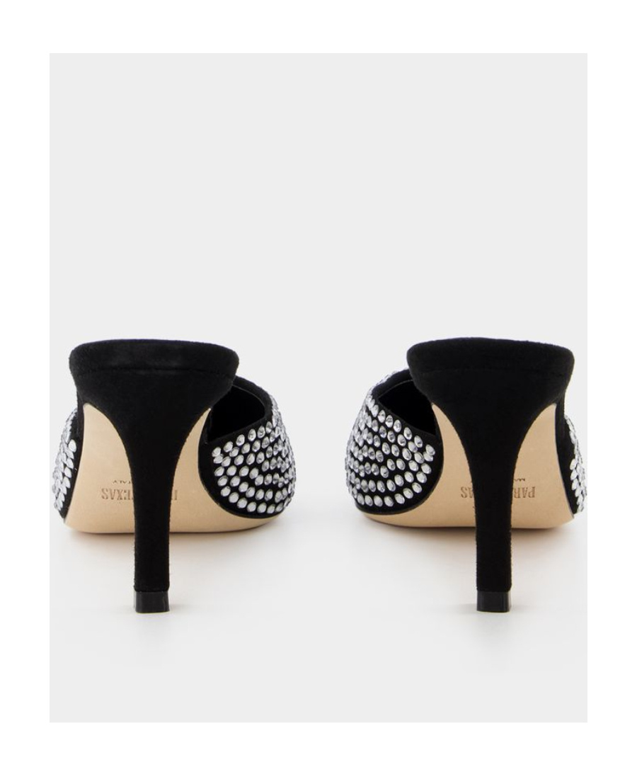 Paris Texas Logo High Heels In Black