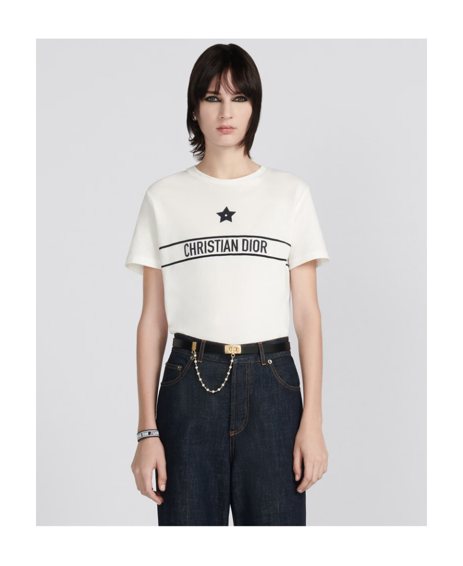 Dior Logo T-shirt In White