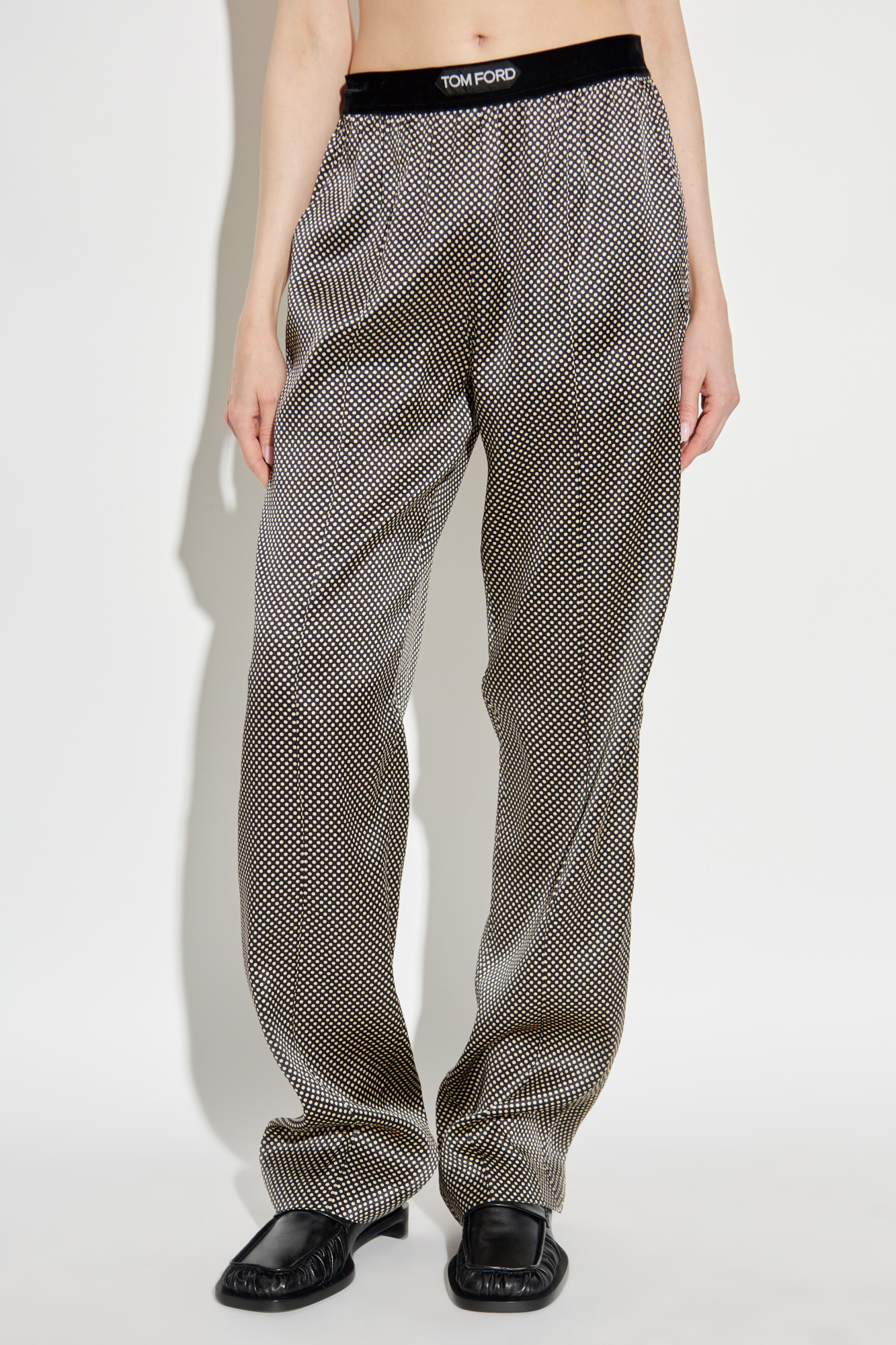TOM FORD POLKA DOT-PRINT TROUSERS