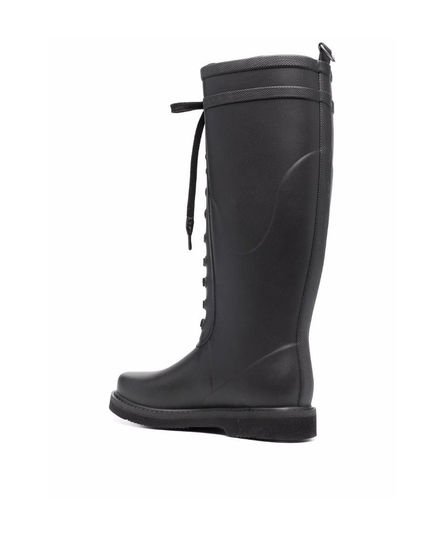 Off-white Woman Knee Boots Black Size 10 Rubber