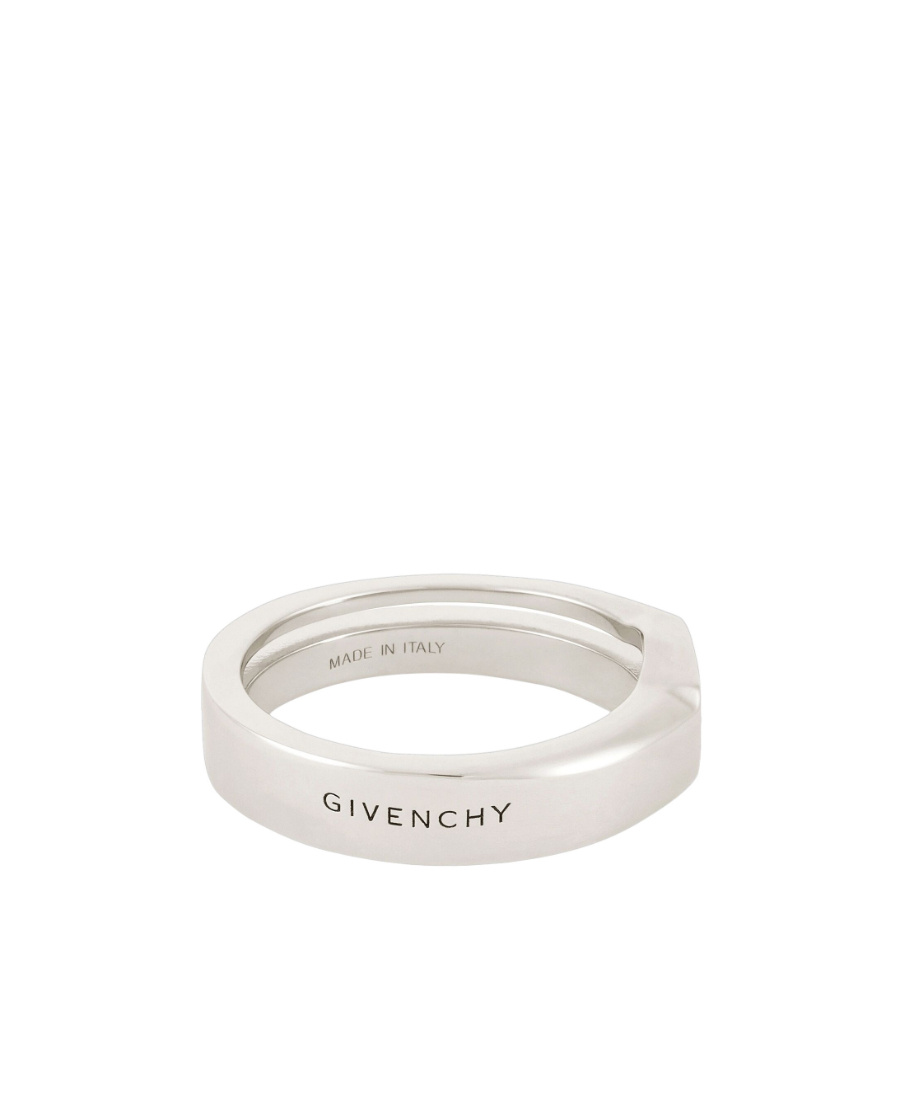Givenchy Logo Ring In White