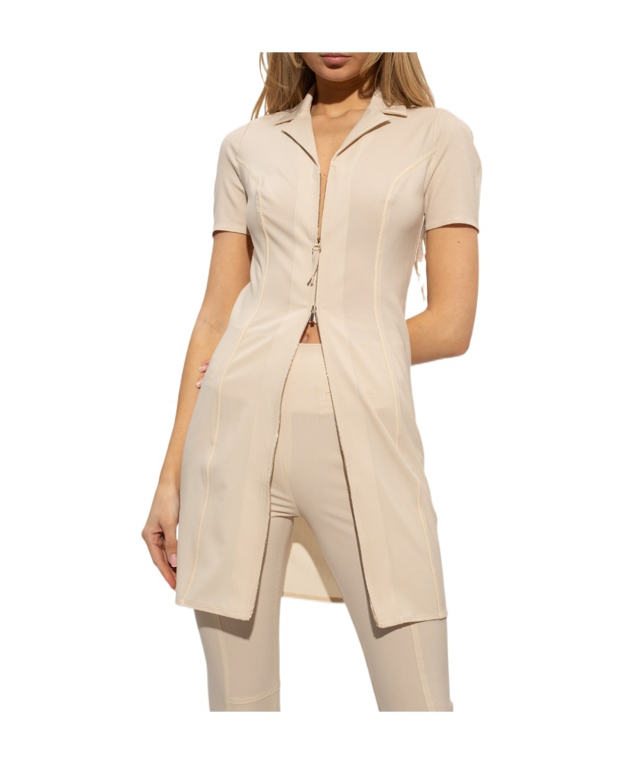 Jacquemus Tangelo Mini Tennis Dress In Nude