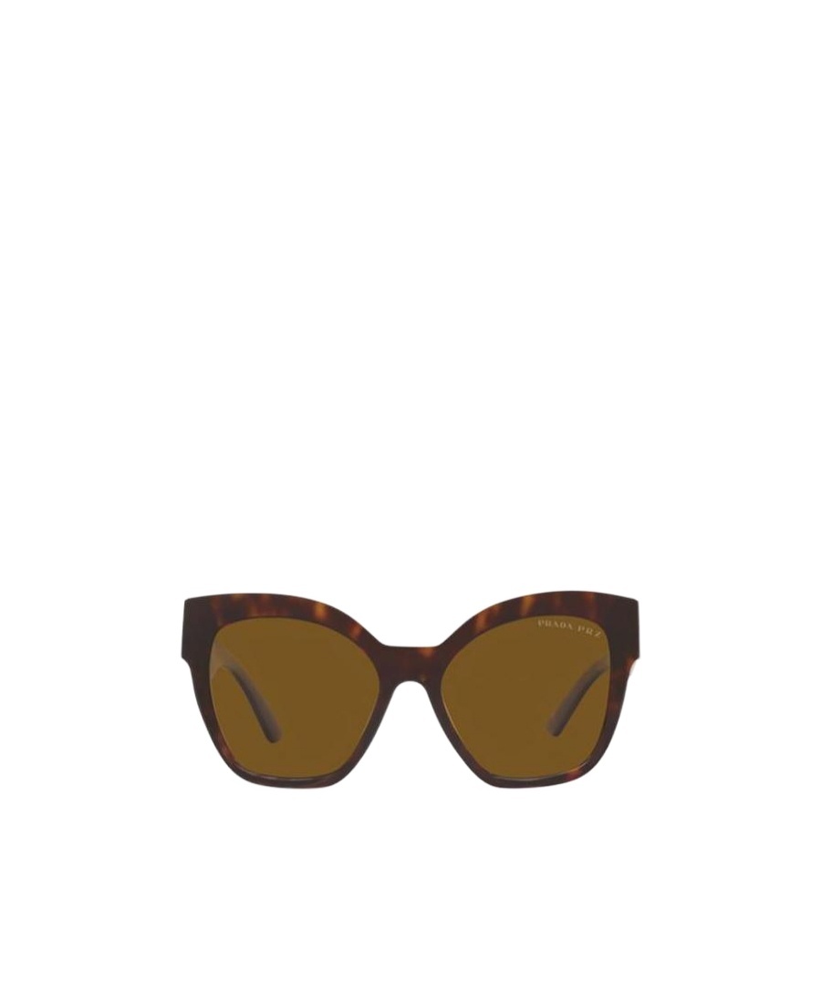 PRADA TORTOISESHELL-EFFECT BUTTERFLY-FRAME SUNGLASSES