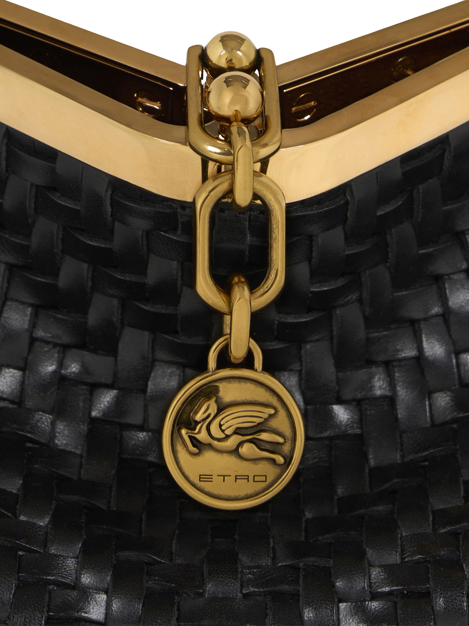 ETRO SMALL WOVEN VELA BAG