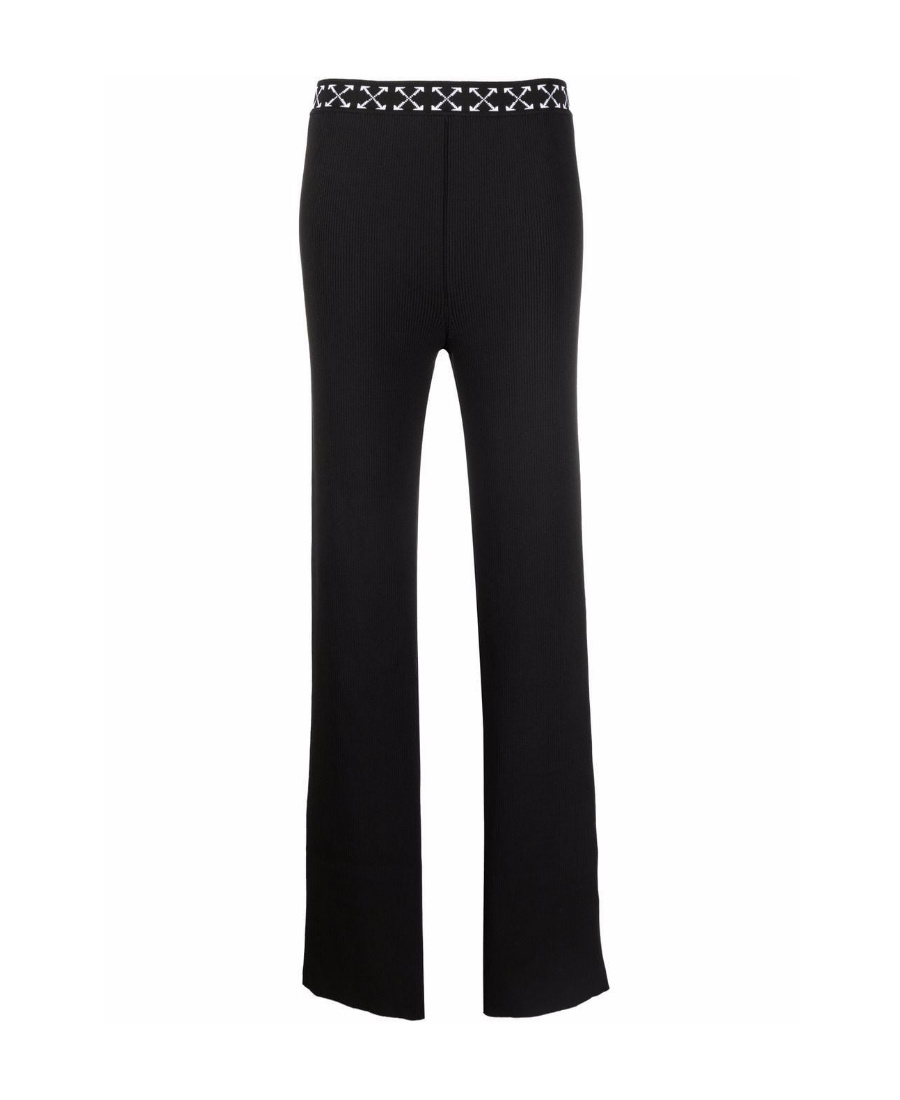 Off-white Bold Pant Black White In Black
