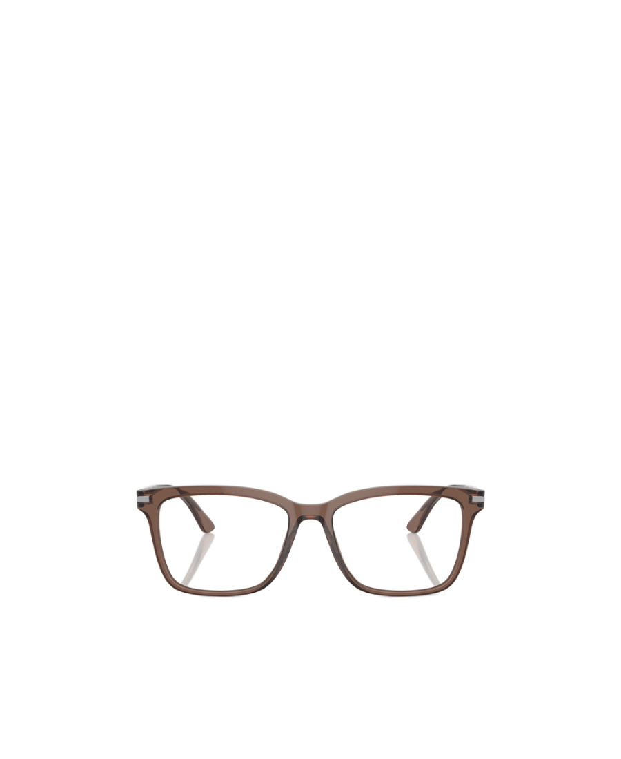 Prada Geometrically Framed Flat Mirror In Brown