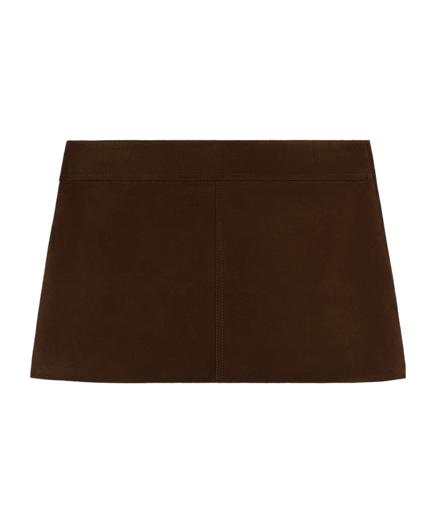 Celine Trapeze Mini Skirt In Suede