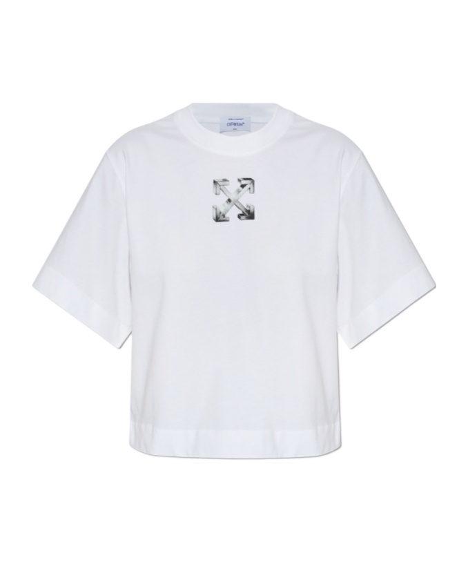 Off-white Short Sleeve T-shirt In White