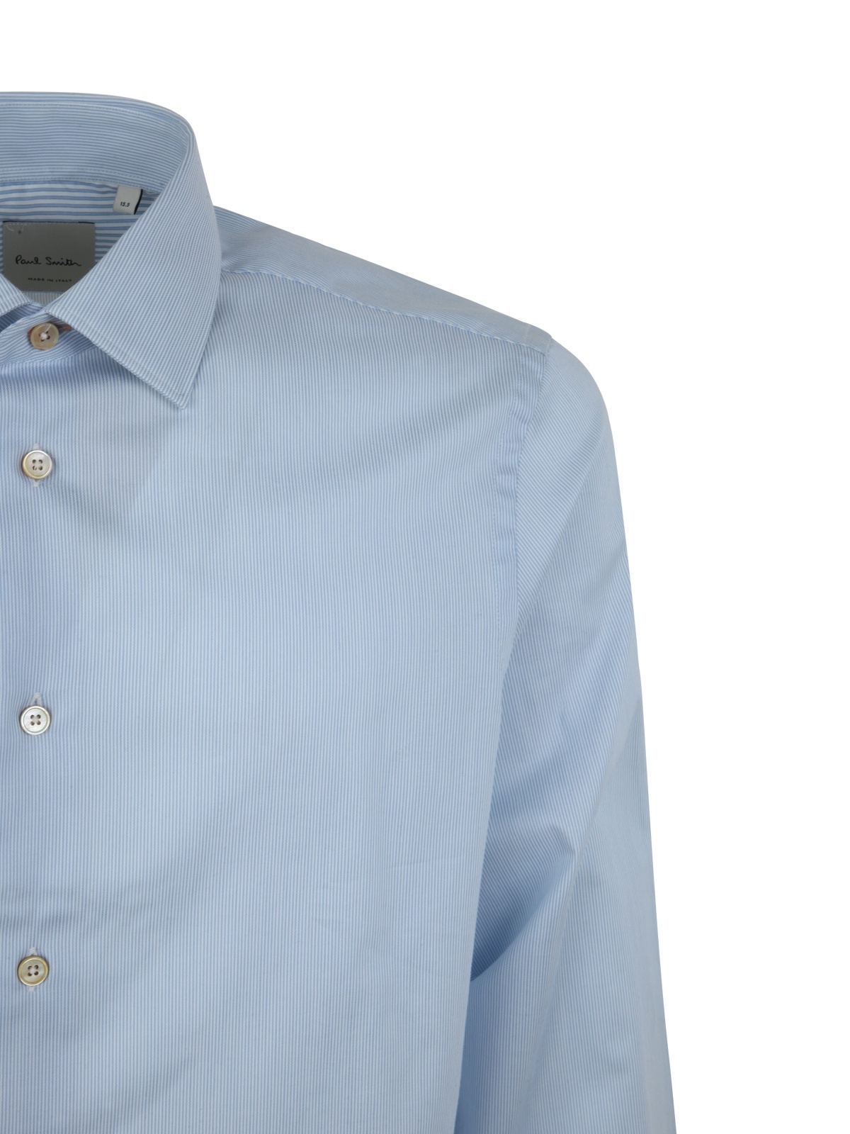 Shop Paul Smith Striped Tailored Shirt In Blue