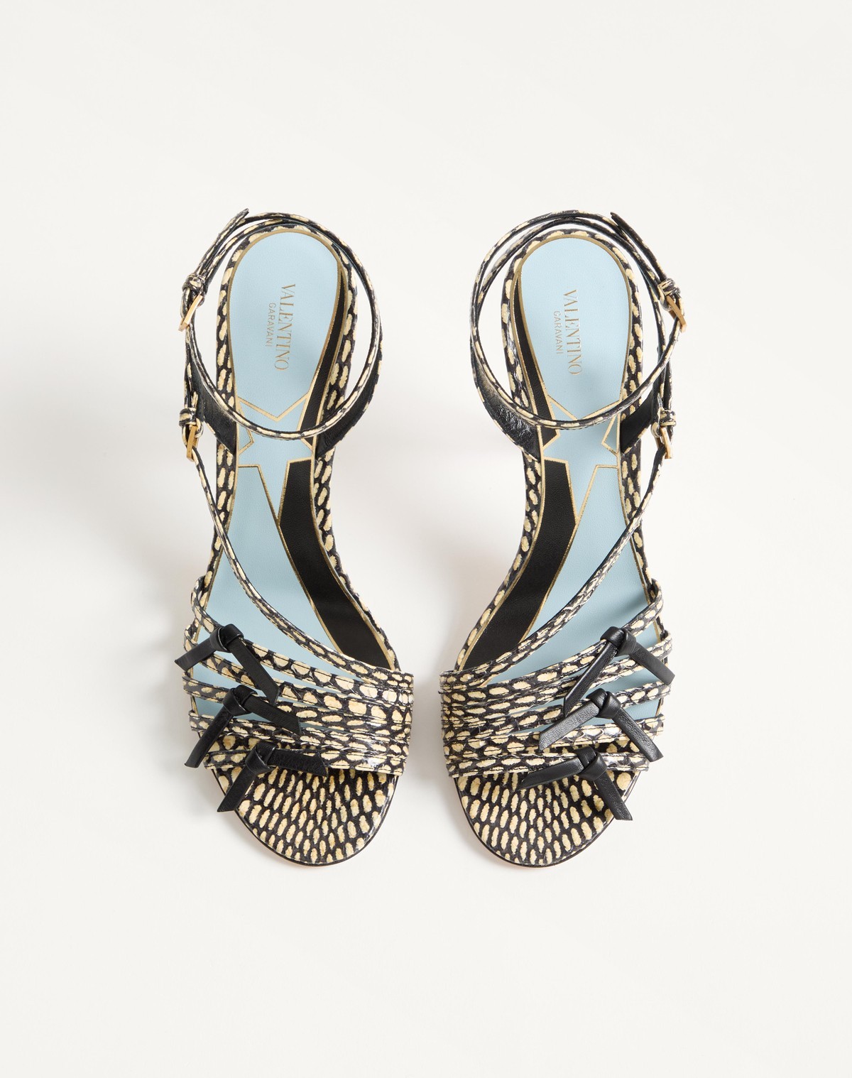 Valentino Stiletto High-heeled Sandals In Multi