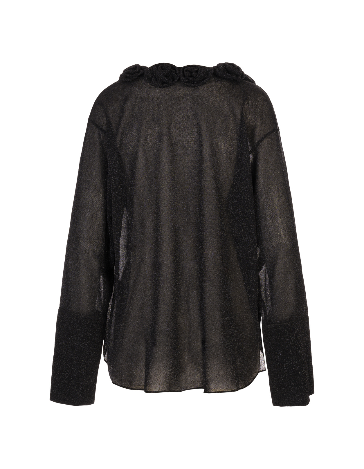 Oseree Button-down Shirt In Black