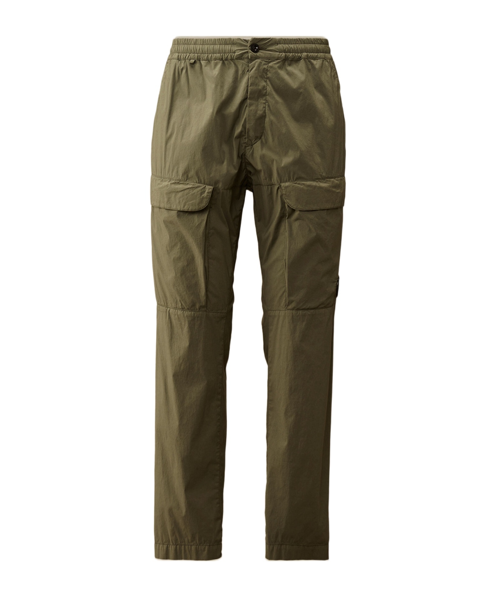 C.p. Company Lens-detail Cargo Trousers In Green