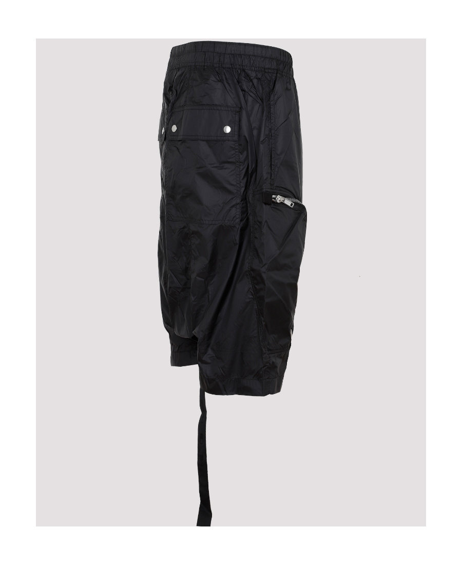 Rick Owens Drkshdw Rope Shorts In Black