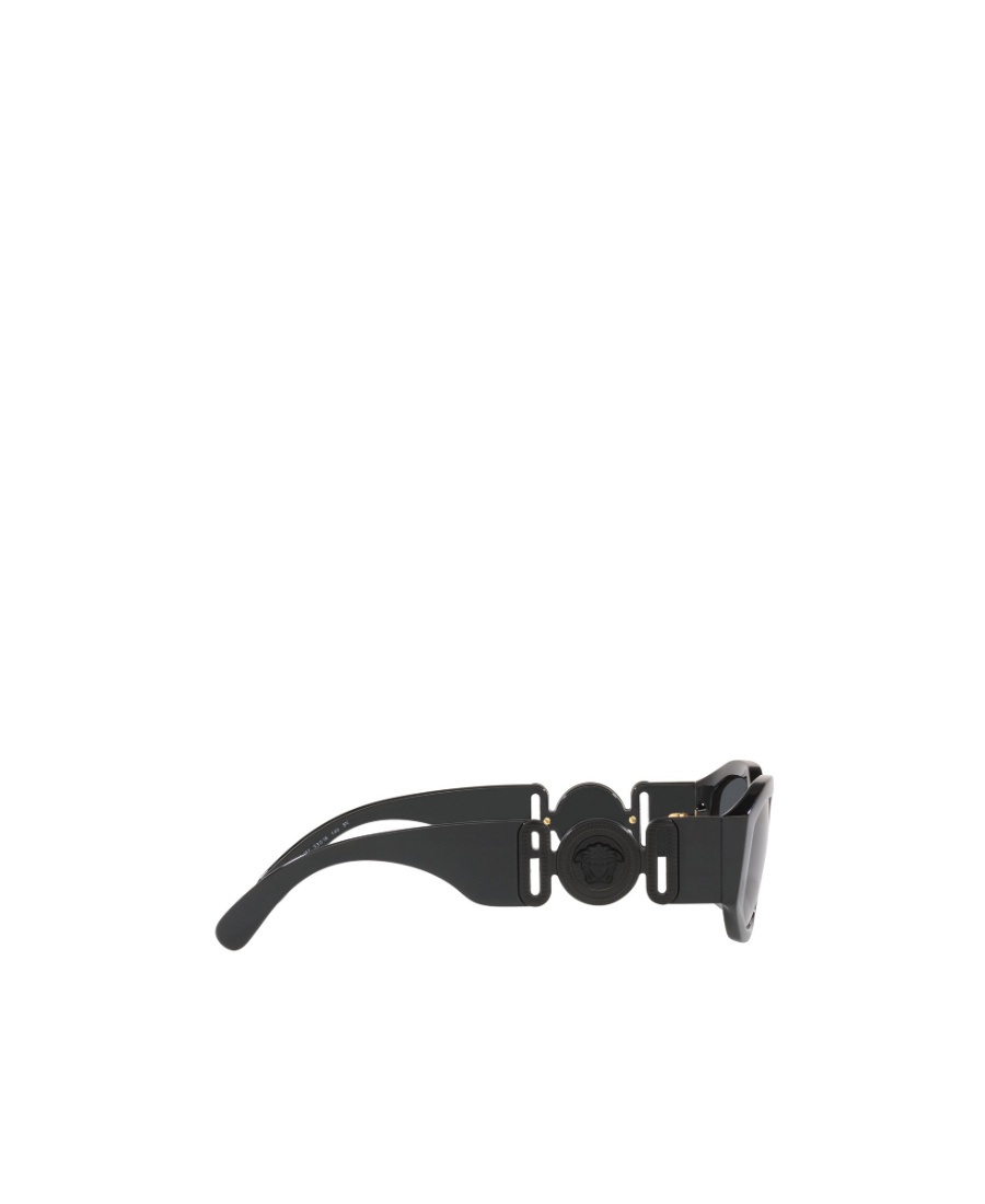 Versace Eyewear Rectangular Frame Sunglasses In Gray