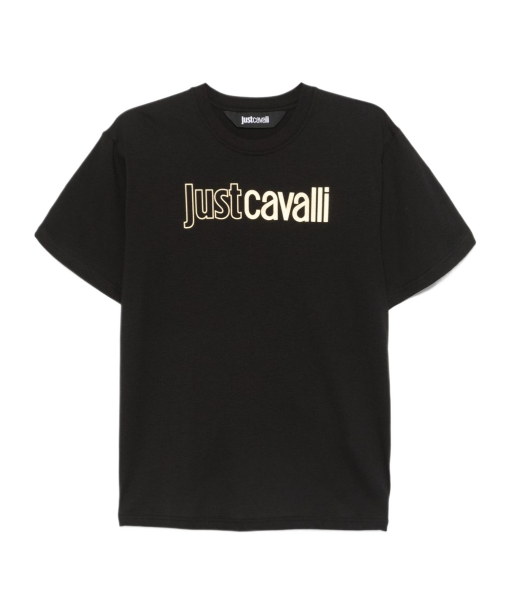 Just Cavalli Logo-print T-shirt In Black