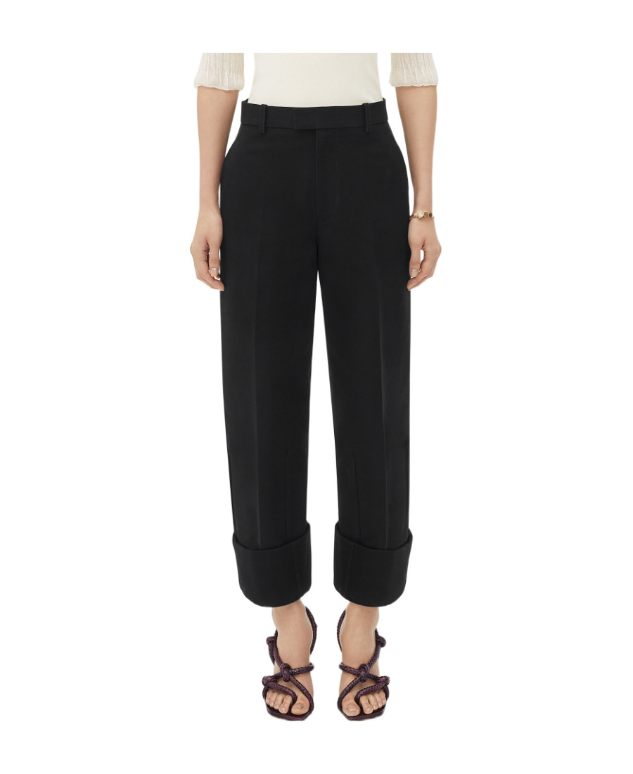 Bottega Veneta Flanged Casual Pants In Black