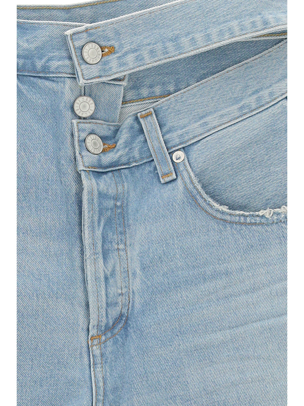 Agolde Ellis Low-rise Denim Bermuda Shorts