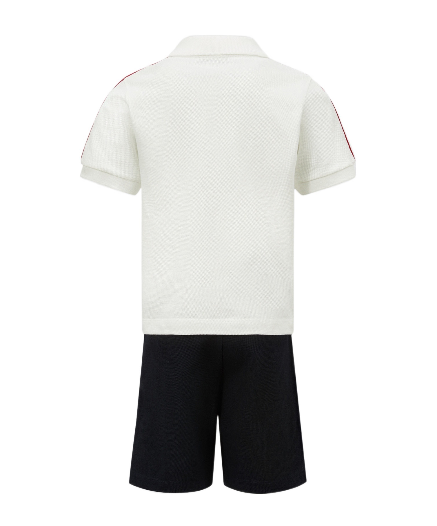 Moncler Short-sleeved Polo Shirt Set In White