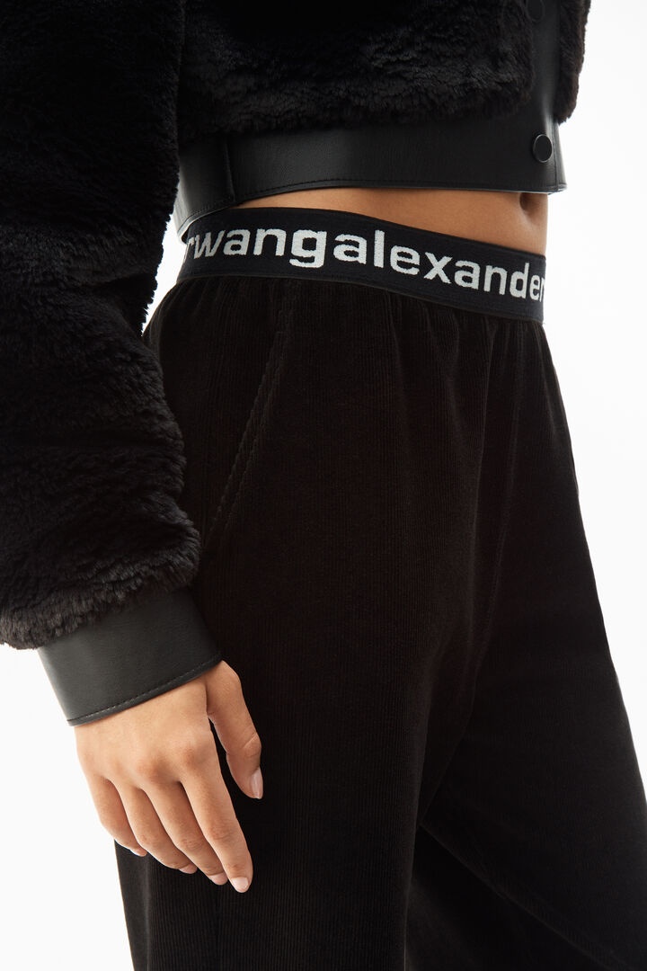 ALEXANDER WANG ALEXANDER WANG LOGO WAISTBAND SWEATPANTS