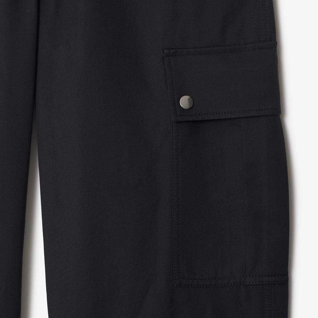 Burberry Straight-leg Cargo Trousers In Black