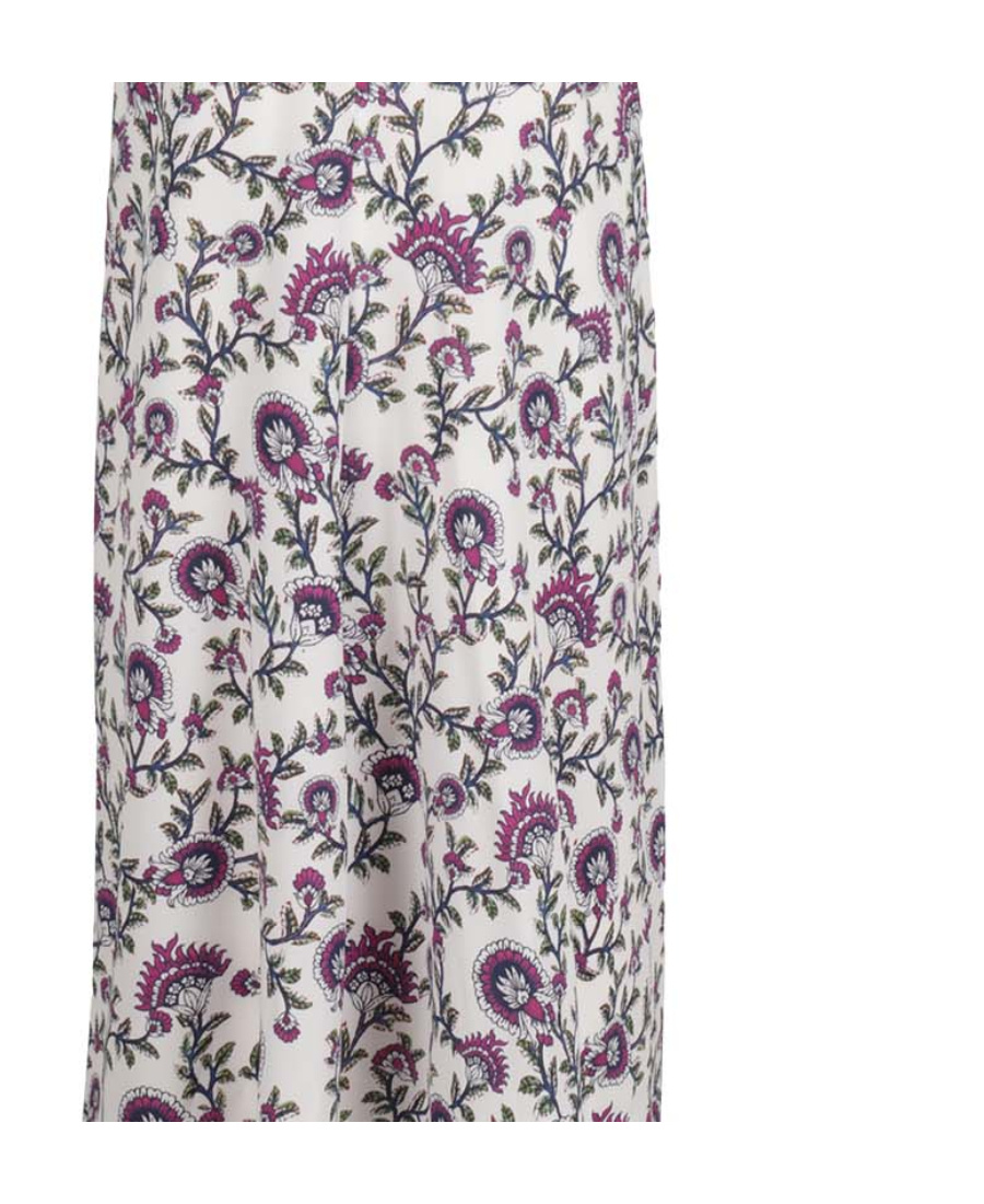 Isabel Marant Floral Printed Medium-length Dress In Gray